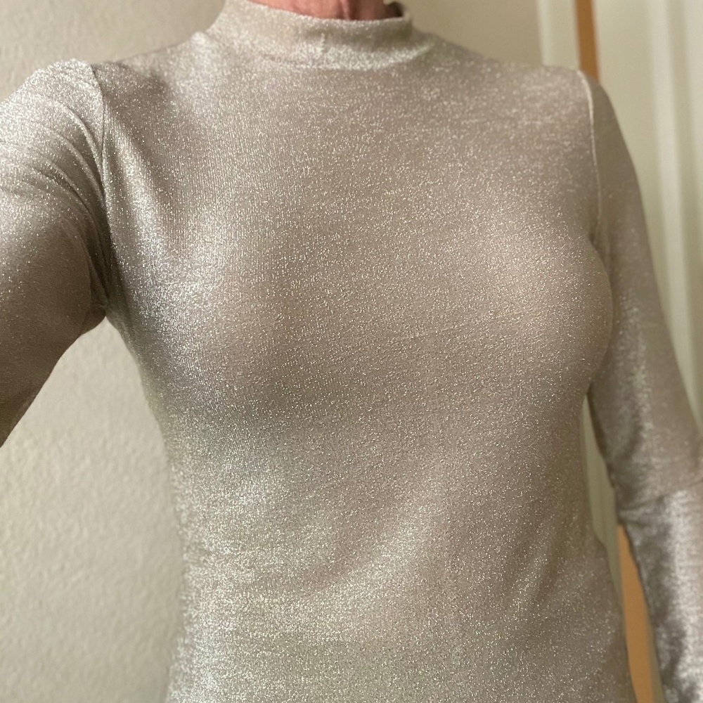 Reformation Sparkle Knit Top